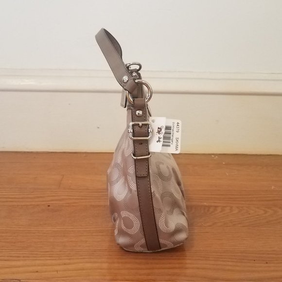 NWT COACH Madison Dotted Khaki Signature Mini Handbag-44379 - Picture 4 of 11